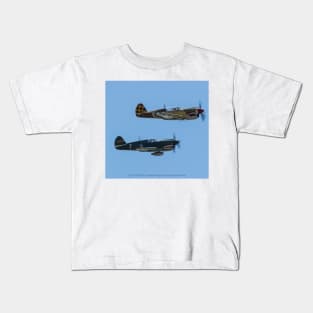 P-40 Warhawks In Formation Kids T-Shirt